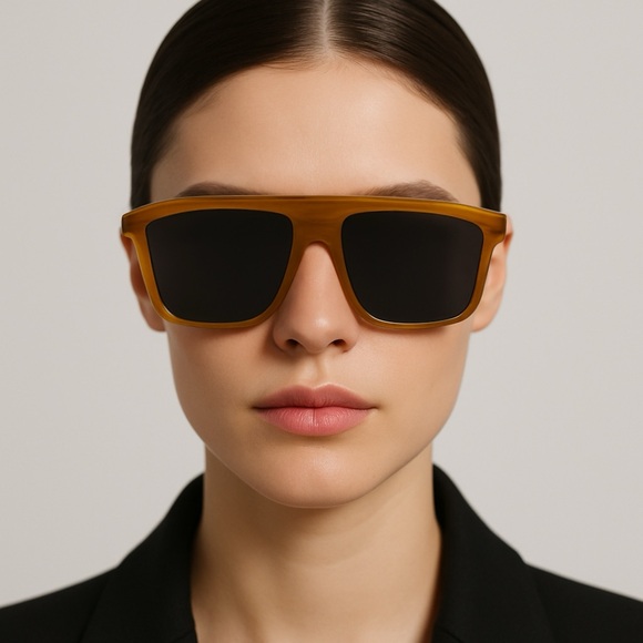 Celine CL40209I Havana Unisex Polarized Sunglasses - Picture 1 of 8